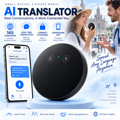 🌍 AI Smart Voice Translator – Speak, Learn & Connect Anywhere ✨