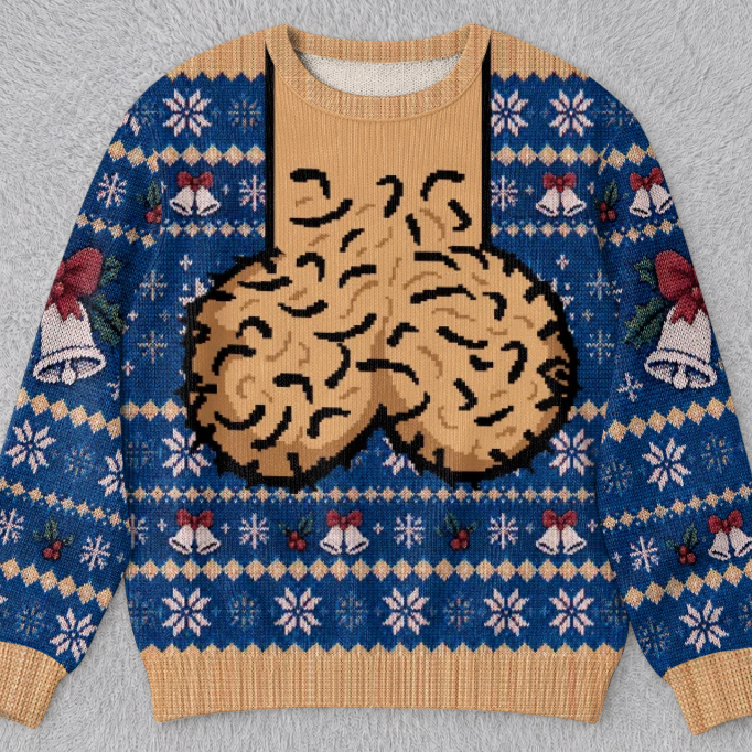 Christmas Ugly Sweatshirt, Personalized Jingle Balls Sweatshirt