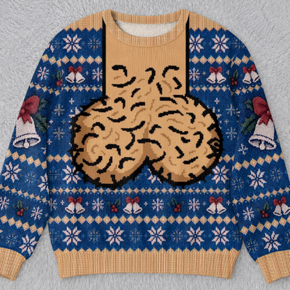Christmas Ugly Sweatshirt, Personalized Jingle Balls Sweatshirt