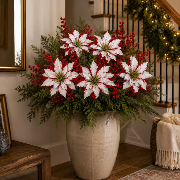 Christmas Poinsettia Planter Inserts