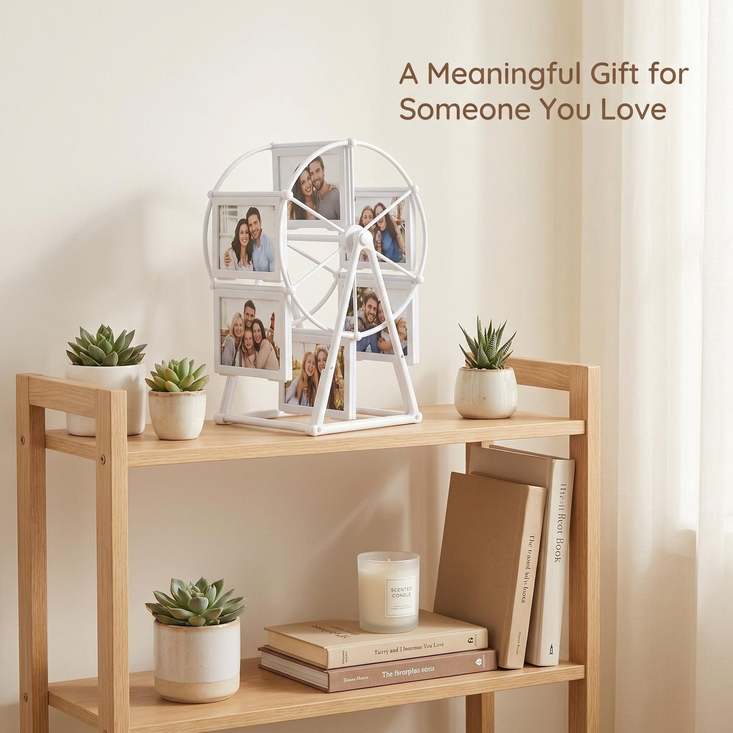 🖼️Rotating Ferris Wheel Photo Frame – Turn Your Memories Into Motion