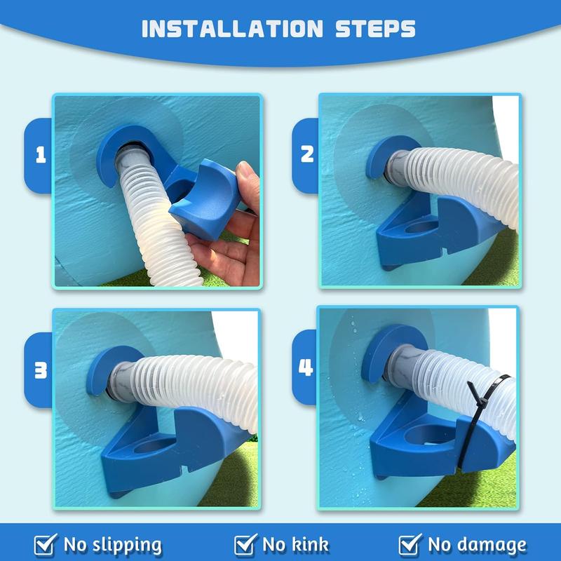 UPGRADED POOL HOSE HOLDER | Protect Your Pool &amp; Keep Hoses Secure（3PCS）