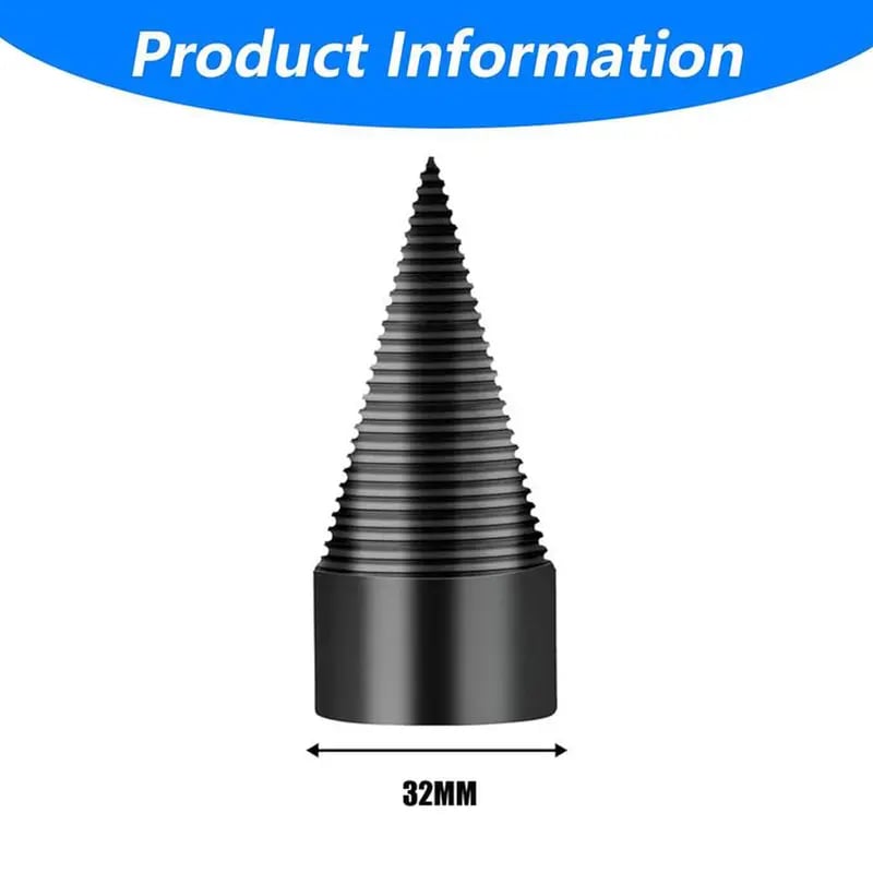 WOOD LOG SPLITTER FIREWOOD DRILL BIT