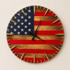 🔥100% Handmade American Flag Clock (Daniel Brooks Handmade®) - BUY 2 FREE SHIPPING