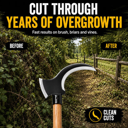 Dual-Head Clearing Axe & Sickle