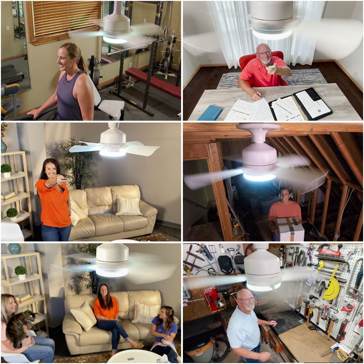 ⏳LAST DAY SALE 49% OFF with FREE GIFT!🔥40W LED Ceiling Fan Light – 20.5” Ultra-Quiet with Remote 🎯 | E27 + FREE B22 Adapter 🔌 | For Bedroom 😴, Kitchen 👩‍🍳 & Garage 🛠️ – UK Ready! 🇬🇧