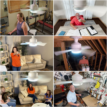 ⏳LAST DAY SALE 49% OFF with FREE GIFT!🔥40W LED Ceiling Fan Light – 20.5” Ultra-Quiet with Remote 🎯 | E27 + FREE B22 Adapter 🔌 | For Bedroom 😴, Kitchen 👩‍🍳 & Garage 🛠️ – UK Ready! 🇬🇧