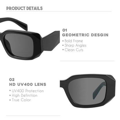 Trendy Retro Rectangle Sunglasses for Women & Men