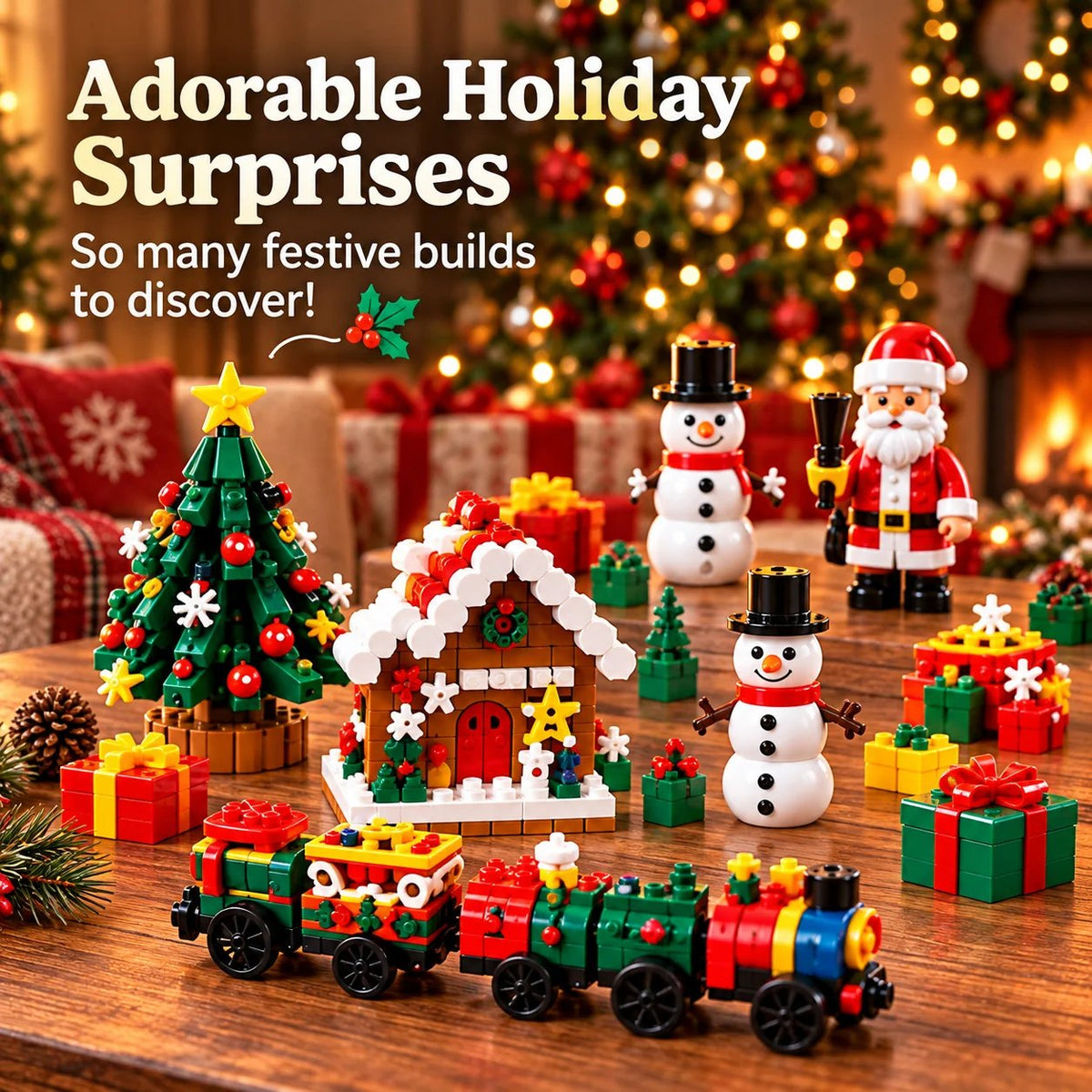 🎅 2026 Christmas Capsule Building Blocks, Surprise Mini Building Set