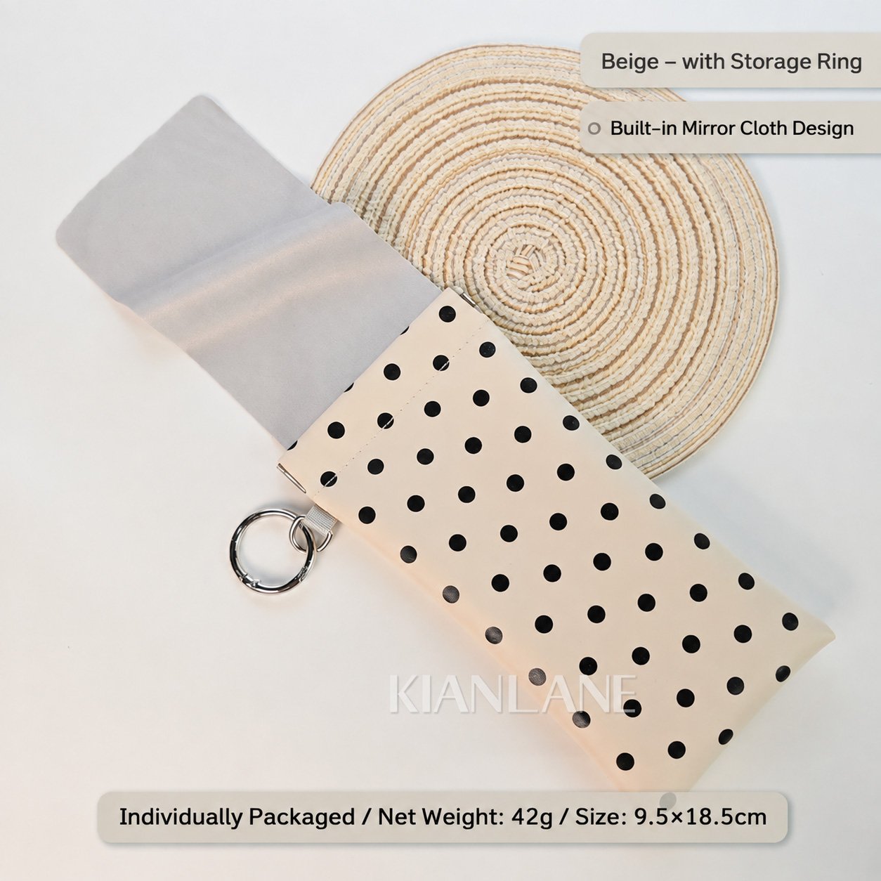 🏆75K+ SOLD!🕶️Soft PU Leather Sunglasses Pouch Elastic Opening Eyeglasses Bag