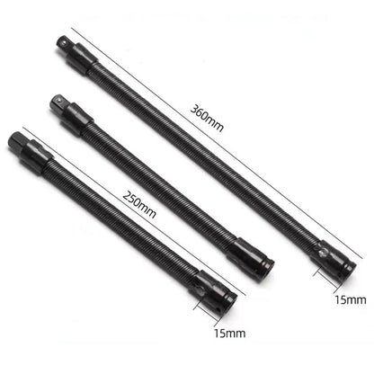 🔥 🔧🌀 1/2" Flexible Socket Extension Bar! Conquer Tight Spaces in Seconds🔩🚗