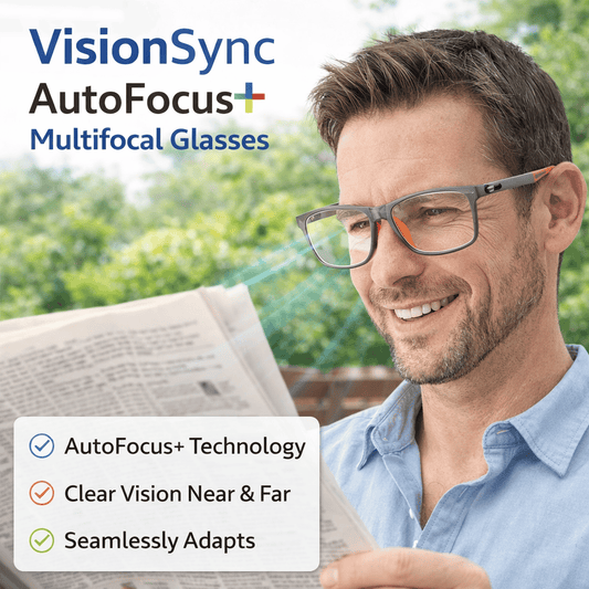 🏆⚡50K+ SOLD! Almost Gone-🔥Adaptive Multifocal Glasses – No Switching Needed