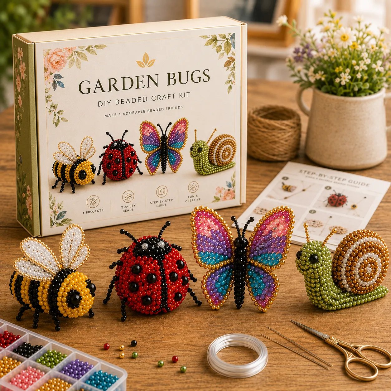 🔥Last Day 50% OFF ✨ Tiny 3D Beaded Animal DIY Kit