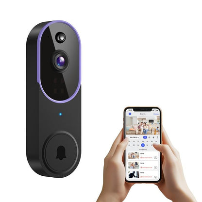 Wireless Video Doorbell Camera, Smart Security Doorbell Camera, 1080P, AI Human Detection