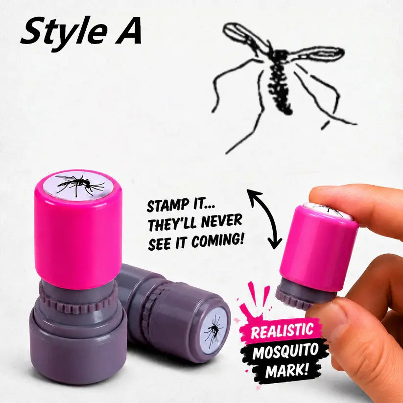 🦟💥 Funny Mosquitoes Stamp spoof strike toy