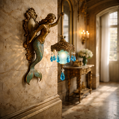 Aurelia™ - Vintage Mermaid Glow Wall Lamp