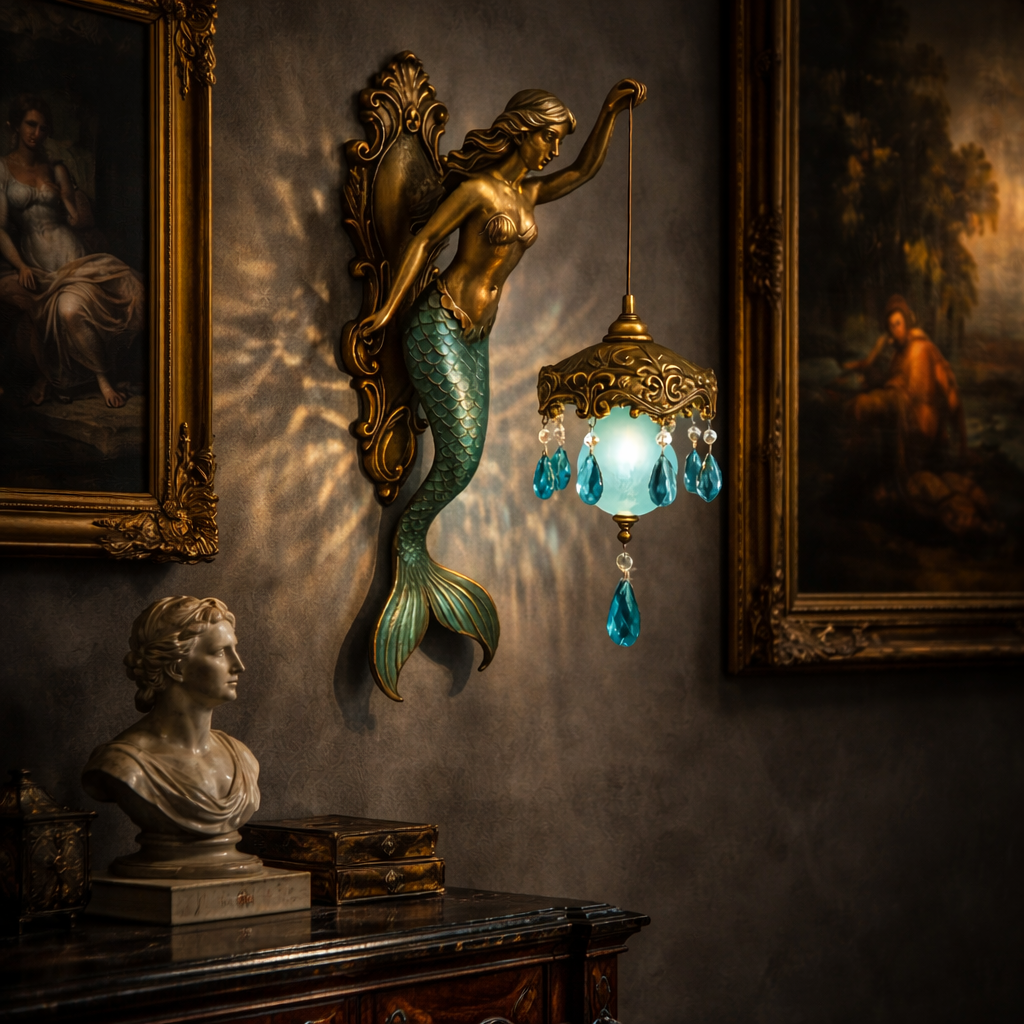 Aurelia™ - Vintage Mermaid Glow Wall Lamp