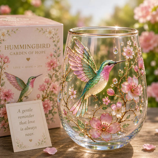 🌸🌿 Limited Edition 2026 Garden Morning Bliss Glass Tea Cup☀️☕