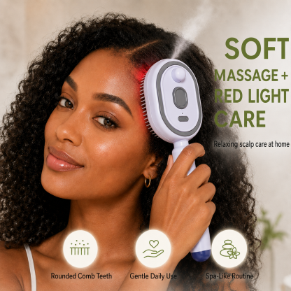 💫SAVE 58% NOW🪮✨Steam Mist Straightening Comb – Easy Salon-Like Hair