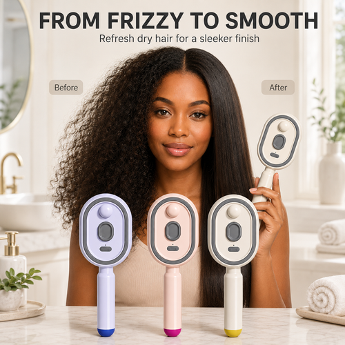 💫SAVE 58% NOW🪮✨Steam Mist Straightening Comb – Easy Salon-Like Hair