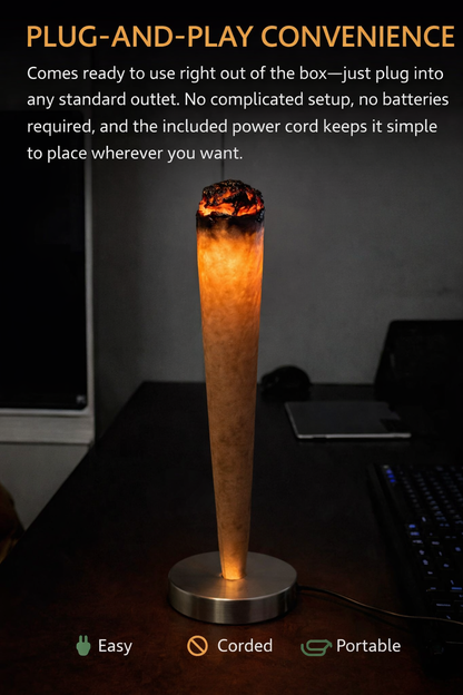 ✨ THE JOINT LAMP | 16" Novelty LED Table Lamp