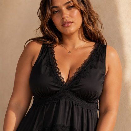 🌸SUMMER SALE 50% OFF✨ Boho Lace Mini Slip Dress