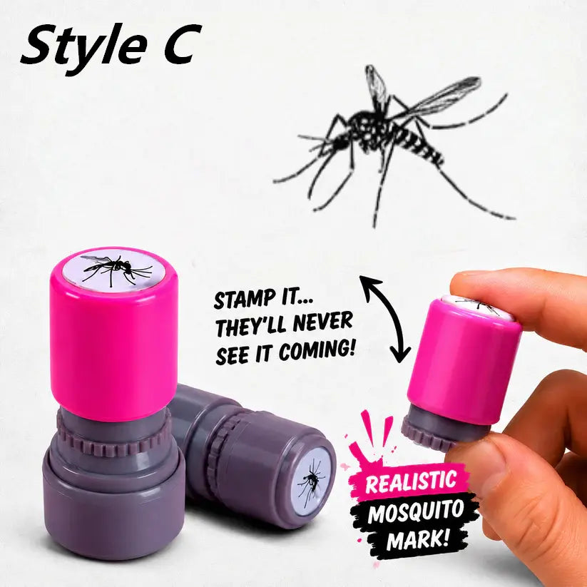 🦟💥 Funny Mosquitoes Stamp spoof strike toy