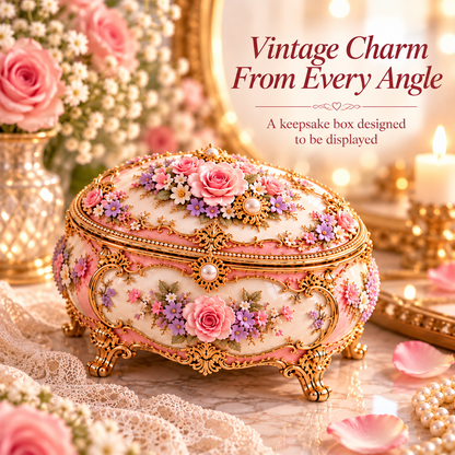 🌸 50% OFF Floral Ballerina Music Box – A Romantic Keepsake With a Magical Butterfly Reveal 🦋