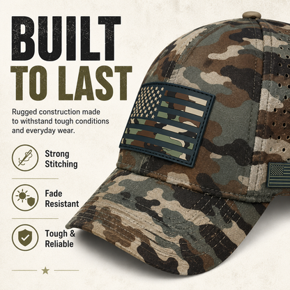 USA Flag Pattern Baseball Cap