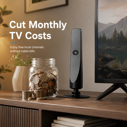 ✨HD TV Antenna – No Subscription, Easy Setup