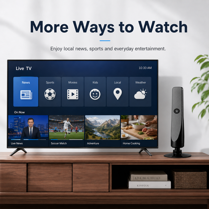 ✨HD TV Antenna – No Subscription, Easy Setup