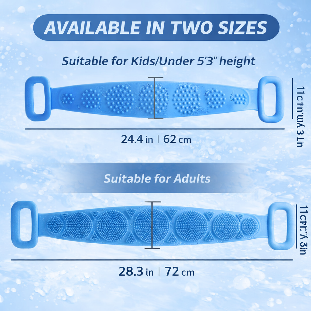 FreshBath™ Silicone Bathing Scrubber Belt for Men & Women