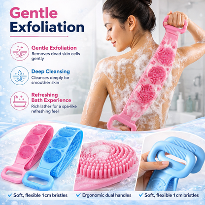 FreshBath™ Silicone Bathing Scrubber Belt for Men & Women