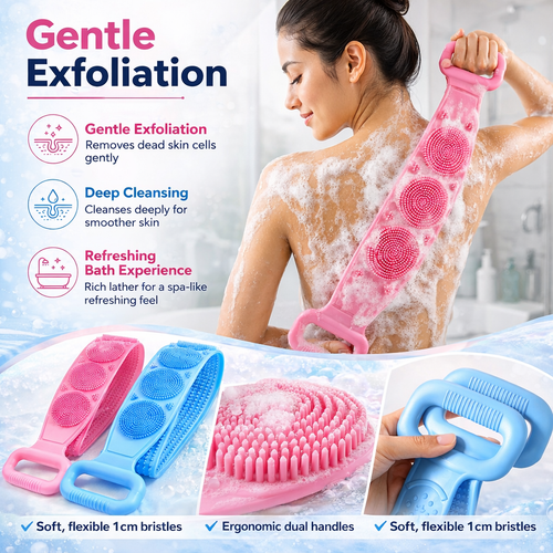 FreshBath™ Silicone Bathing Scrubber Belt for Men & Women