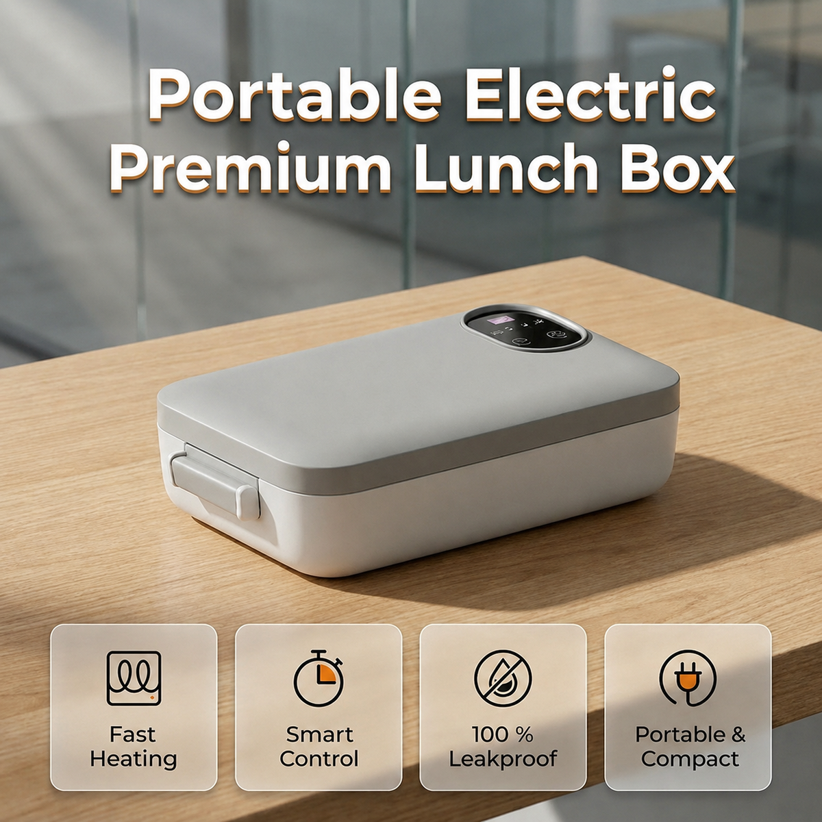 ⚡ Portable electric lunch box with self-heating