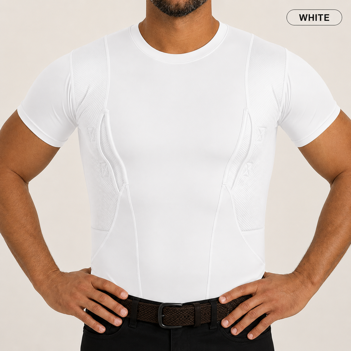 Ambidextrous Concealed Carry Compression Shirt