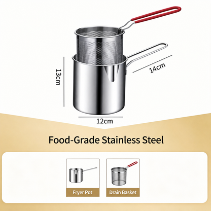 💥Stainless Steel Deep Fryer Set