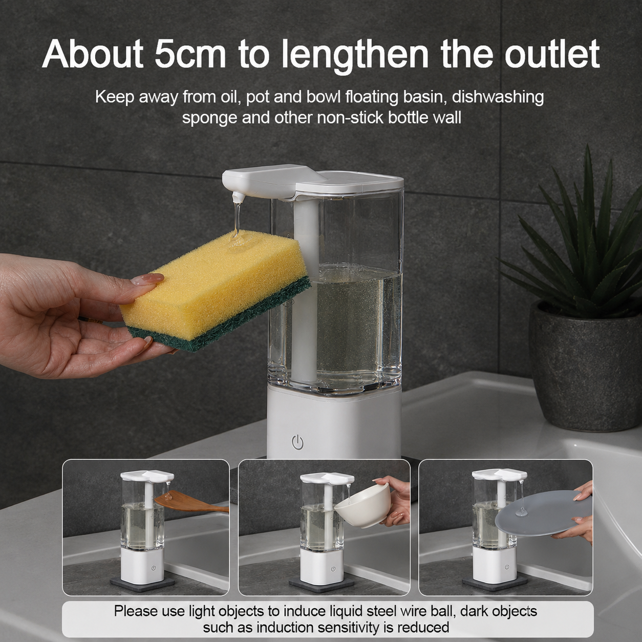 Touchless Automatic Dish Soap Dispenser