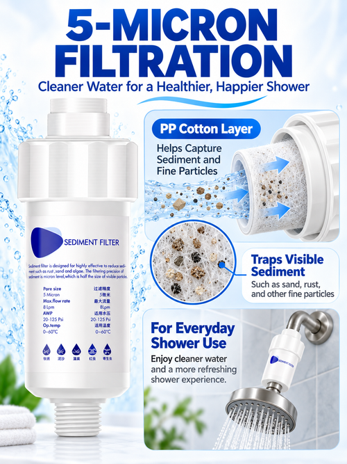 🚿 Bathroom Deal – Shower Water Filter 💧 Chlorine-Reducing Softener for a Fresher Shower & Smoother Skin Feel ✨