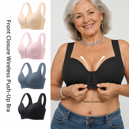 🔥Bra-Comfort Sculpt Seamless (Front-Closure, Wireless)Designed for middle-aged and elderly people