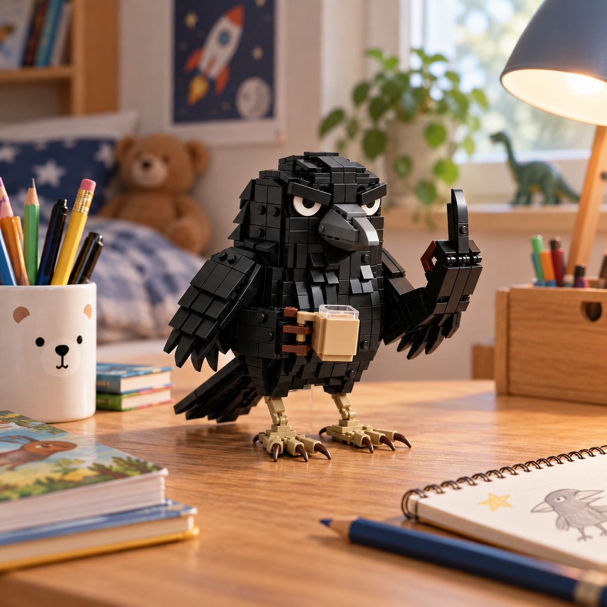 Gothic Raven Building Kit