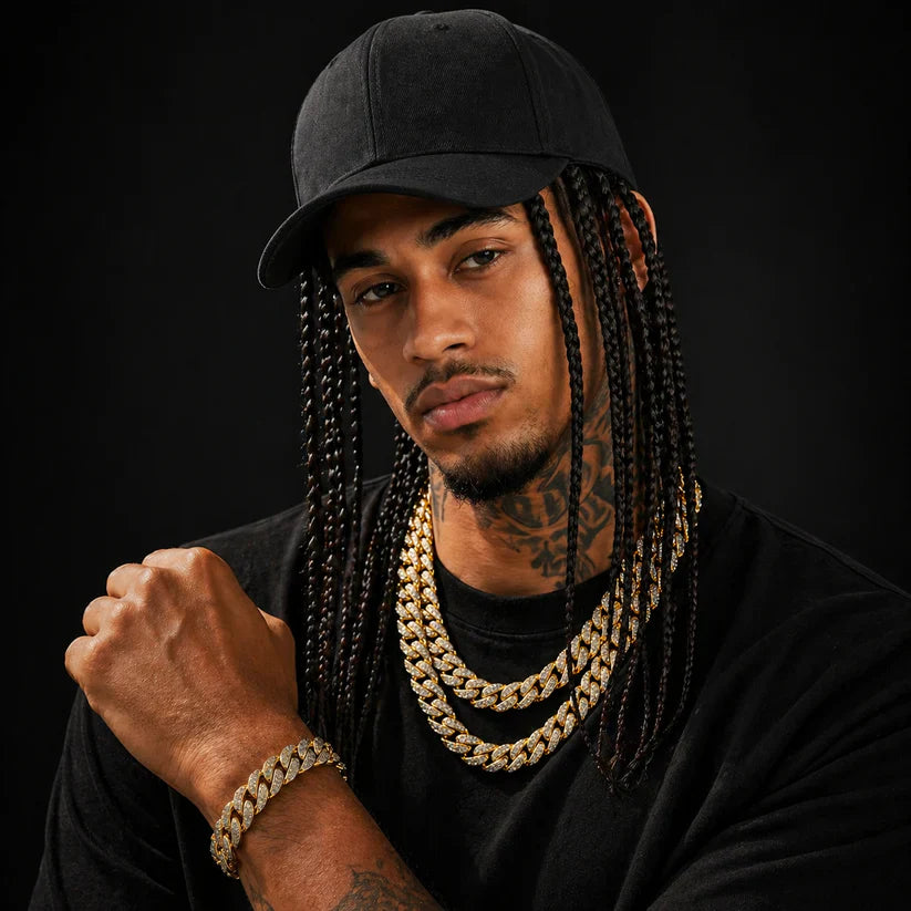 Braided Wig Baseball Cap – Snapback Hat with Attached Dreadlock Braids