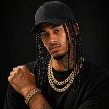 Braided Wig Baseball Cap – Snapback Hat with Attached Dreadlock Braids