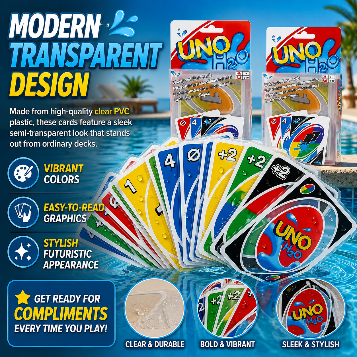 💦🎉 Splash, Play & Win – The Ultimate Waterproof Card Game! 🎉💦