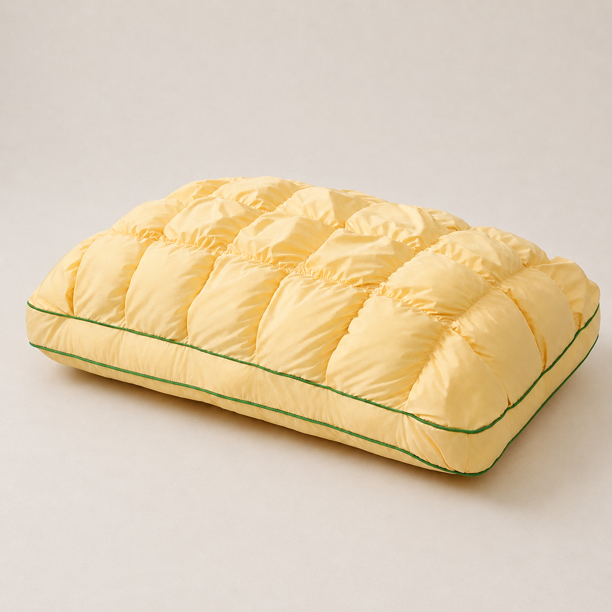 Free shipping//Pineapple Bread Grid Pillow | Dual Layer Fluffy Cooling Bed Pillow, Machine Washable Support Pillow for Side & Back Sleepers