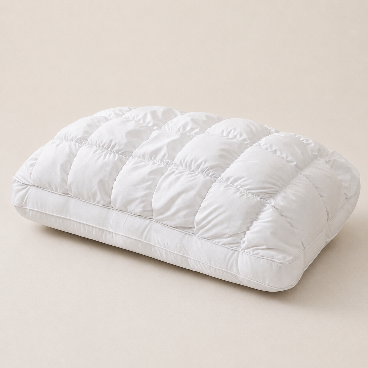 Free shipping//Pineapple Bread Grid Pillow | Dual Layer Fluffy Cooling Bed Pillow, Machine Washable Support Pillow for Side & Back Sleepers