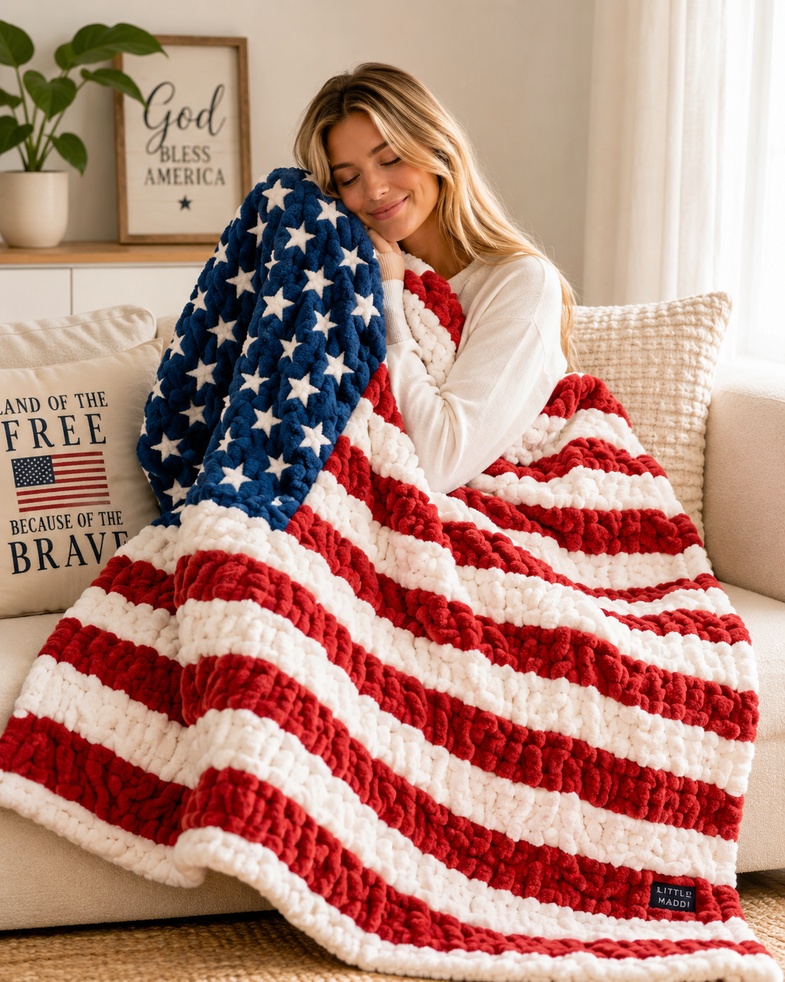 USA 250th Anniversary🔥Lush Flag Blanket