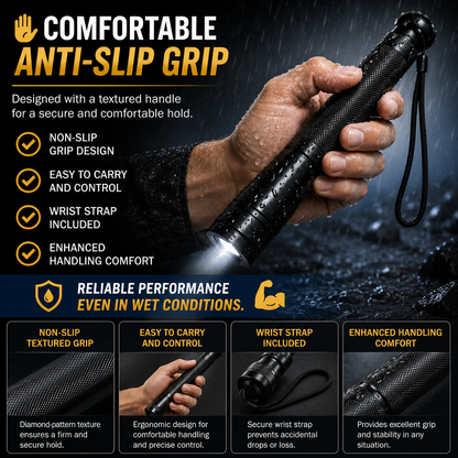 🔦 Tactical LED Flashlight Baton