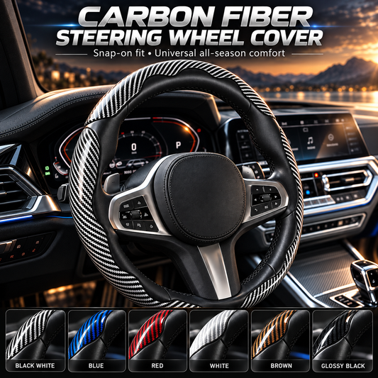 Non-Slip Car Steering Wheel Cover for 15 Inch Wheels