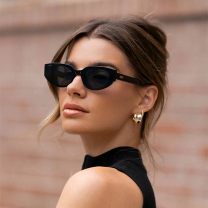 Astra - Modern Flat-Lens Cat-Eye Sunglasses Eyewear Shades